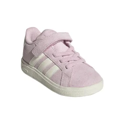 Sneakers rosa effetto scamosciato da Bambina con strappo adidas