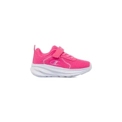 Sneakers rosa Primi Passi Bambina con strappo e logo Champion