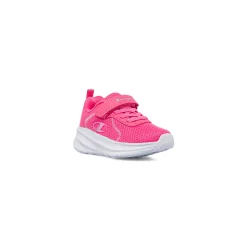 Sneakers rosa Primi Passi Bambina con strappo e logo Champion