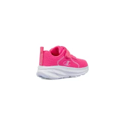 Sneakers rosa Primi Passi Bambina con strappo e logo Champion
