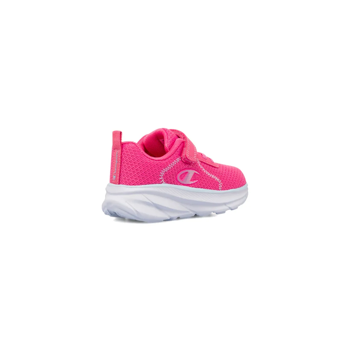 Sneakers rosa Primi Passi Bambina con strappo e logo Champion