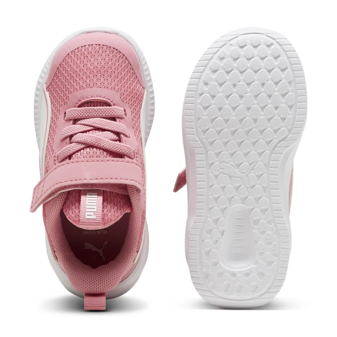 Sneakers rosa Primi passi Bambina con strappo Puma Flyer 3