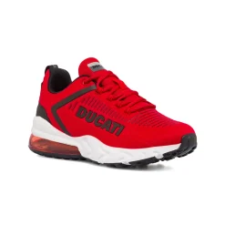 Sneakers rosse da uomo con ammortizzazione ad aria Ducati Nimble