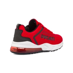 Sneakers rosse da uomo con ammortizzazione ad aria Ducati Nimble
