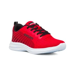 Sneakers rosse da uomo con dettagli neri e logo Ducati Radio