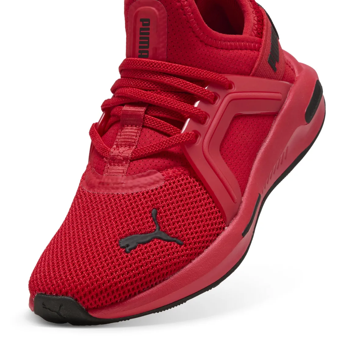 Sneakers rosse da Uomo in tessuto Puma