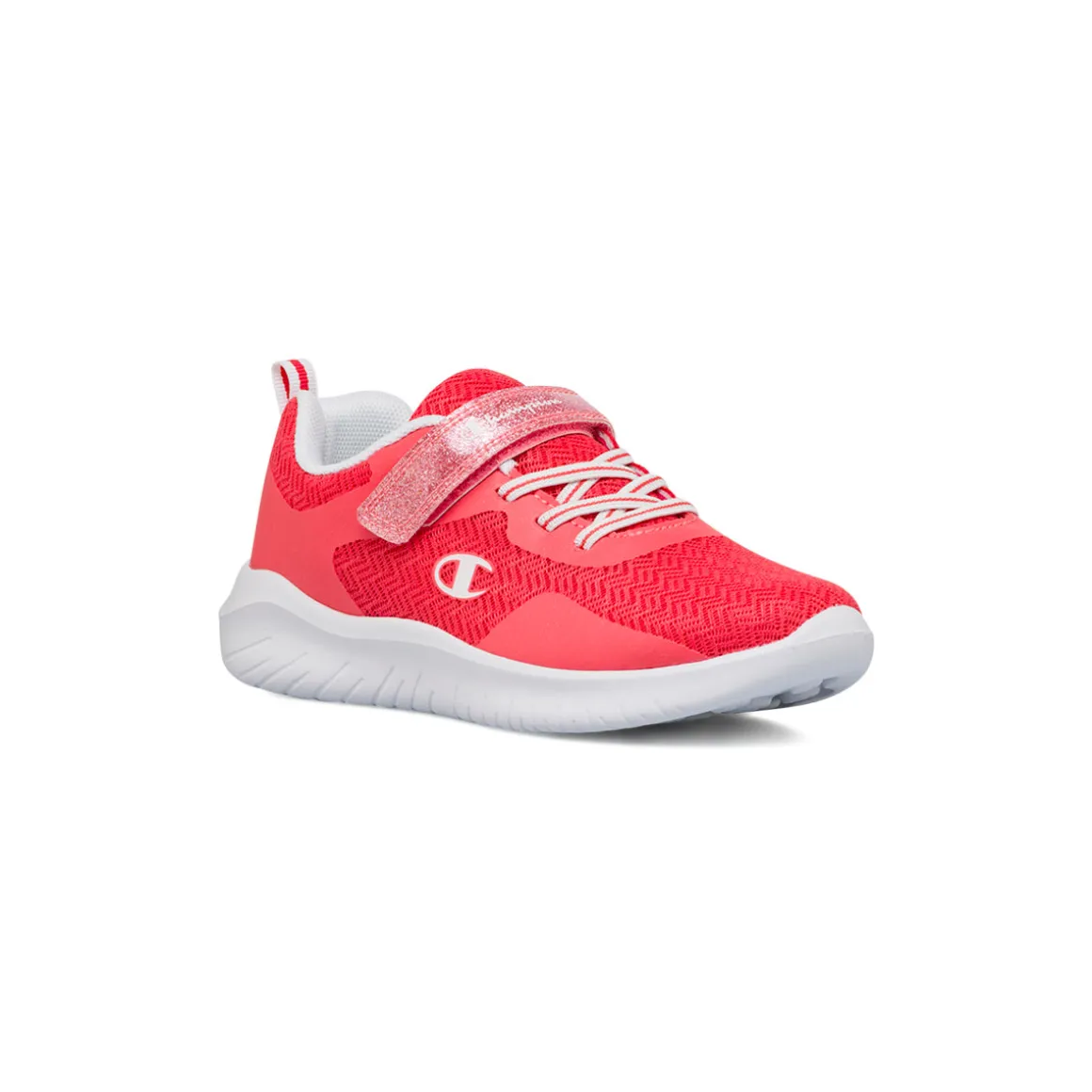 Sneakers Rosso da Bambina e Ragazza con chiusura a strappo Champion Softy Evolve