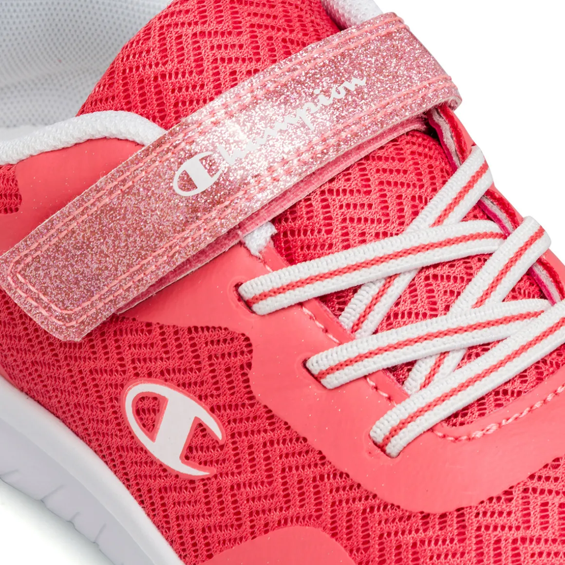 Sneakers Rosso da Bambina e Ragazza con chiusura a strappo Champion Softy Evolve