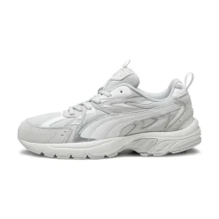 Sneakers Rétro bianche e grigie con logo Puma Milenio Tech