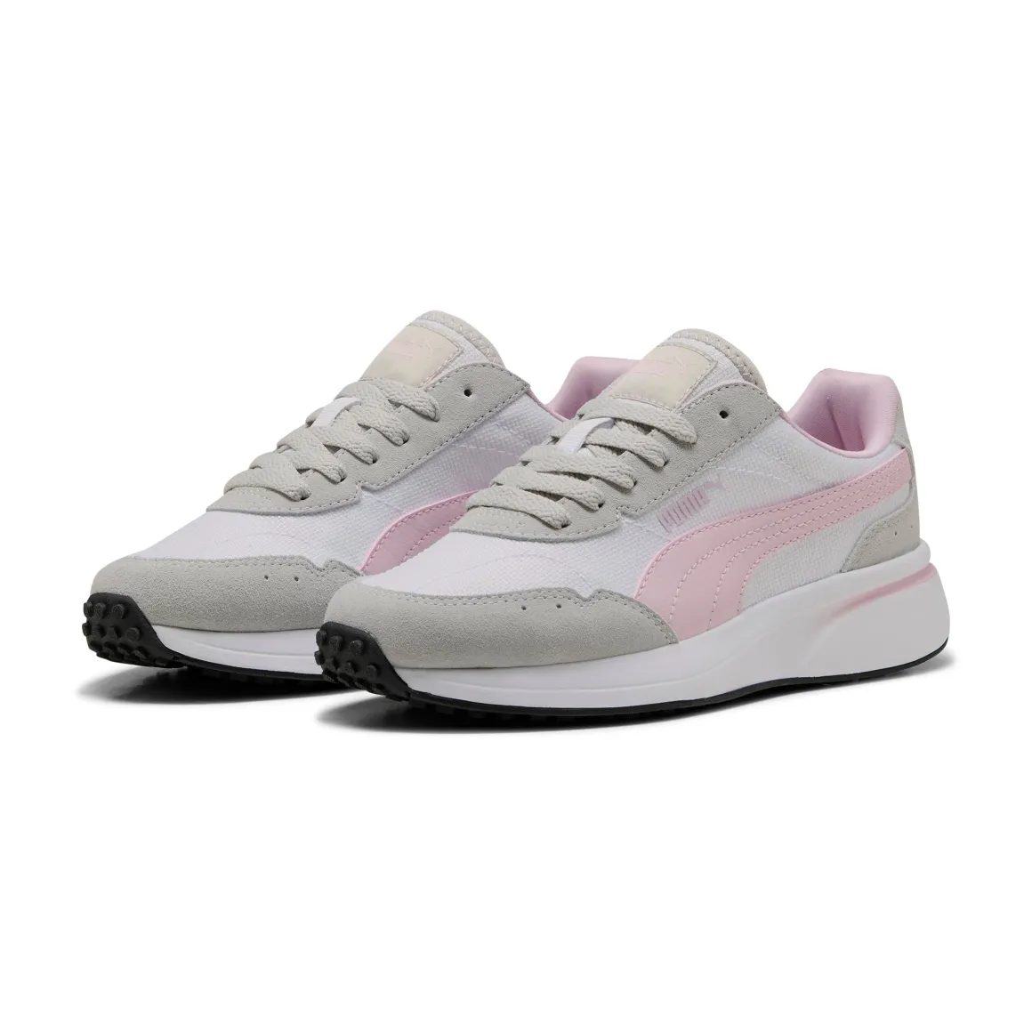 Sneakers Rétro casual bicolore da Donna grigio e rosa con logo Puma