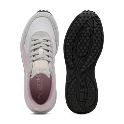 Sneakers Rétro casual bicolore da Donna grigio e rosa con logo Puma