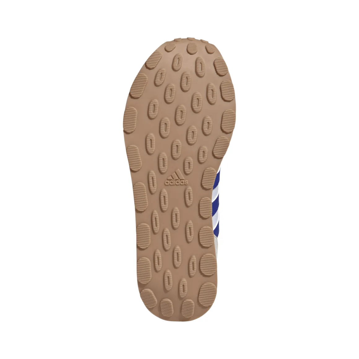 Sneakers Rétro da Uomo bianche in pelle con dettagli blu e rossi adidas Run 60s