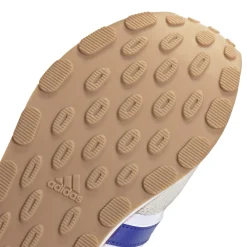 Sneakers Rétro da Uomo bianche in pelle con dettagli blu e rossi adidas Run 60s