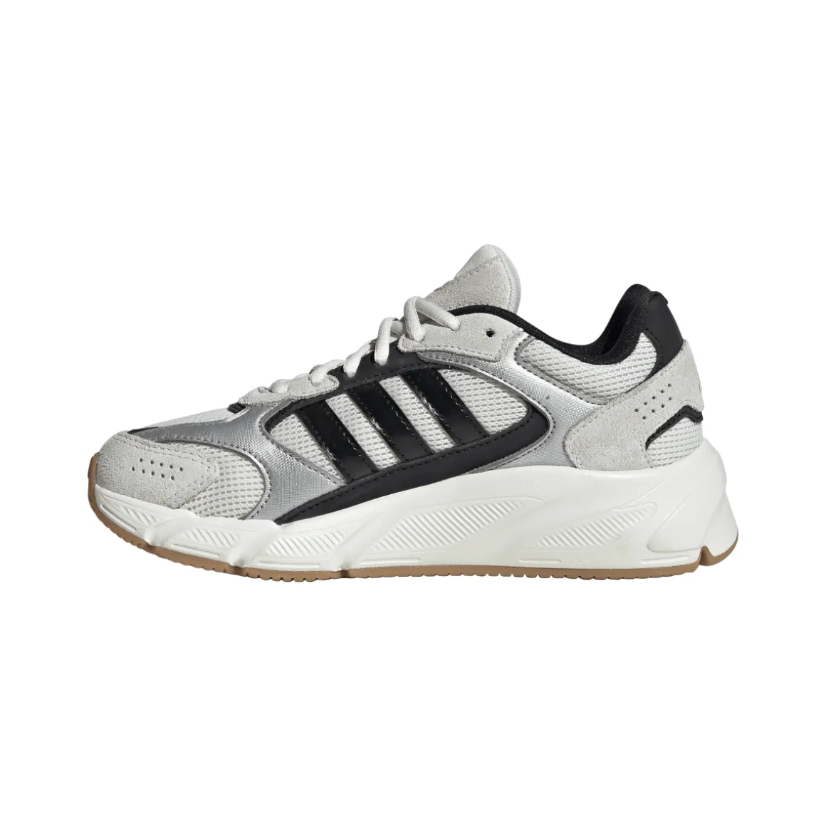 Sneakers Rétro ragazzo e ragazza grigie e bianche adidas Crazychaos 2000