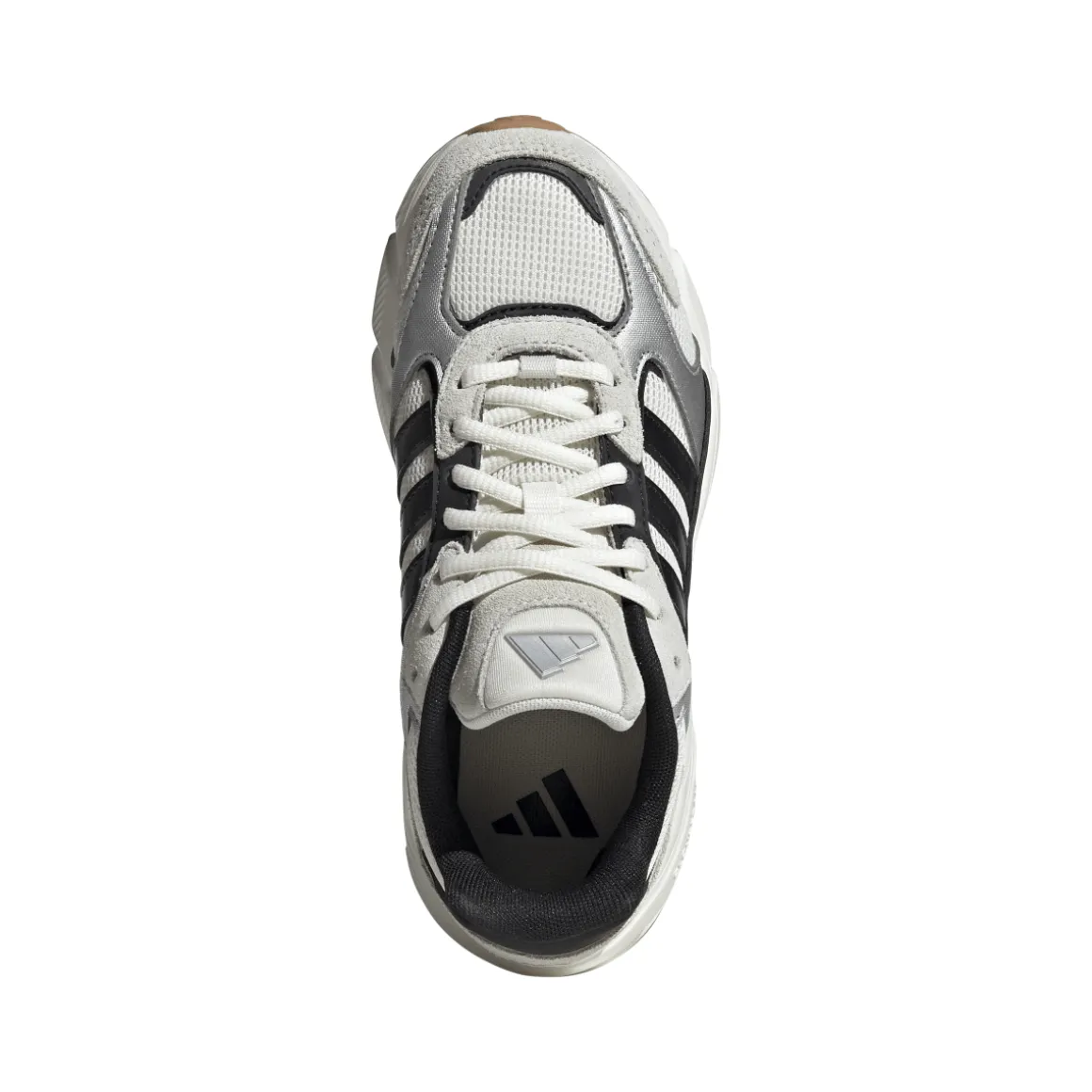 Sneakers Rétro ragazzo e ragazza grigie e bianche adidas Crazychaos 2000