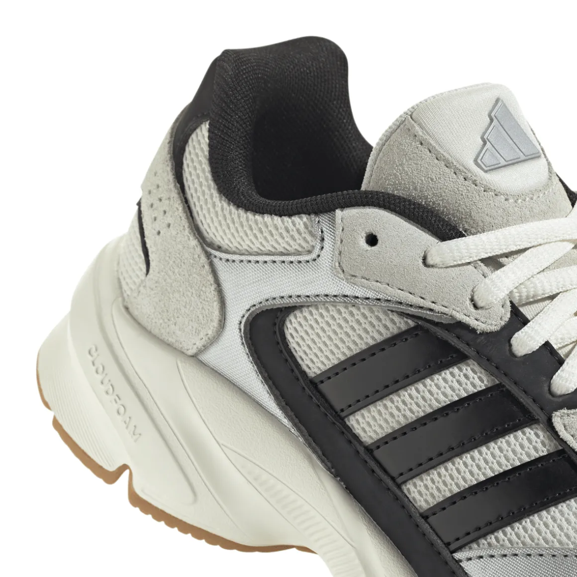 Sneakers Rétro ragazzo e ragazza grigie e bianche adidas Crazychaos 2000