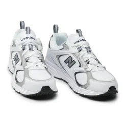 Sneakers Rétro Uomo bianche con dettagli neri New Balance 408