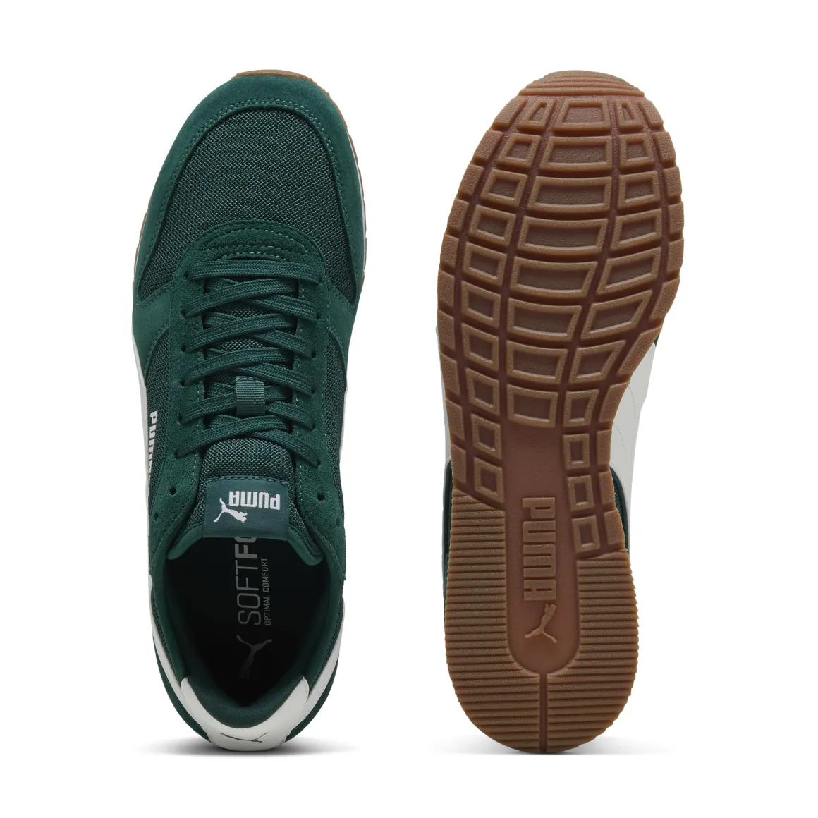 Sneakers Rétro verdi effetto scamosciato da Uomo con logo Puma
