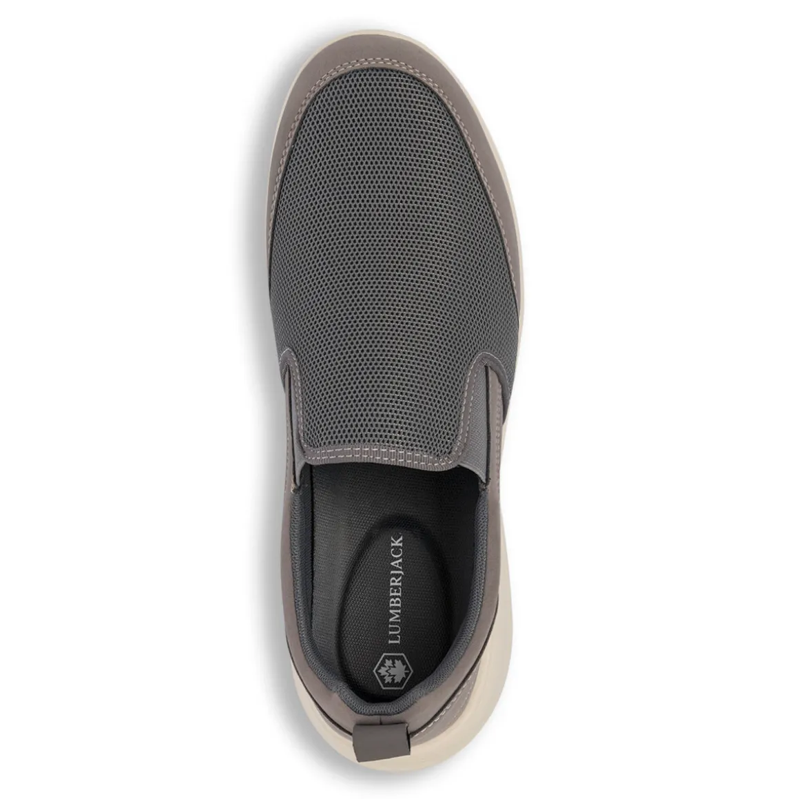 Sneakers slip-on grigie da uomo Lumberjack Lee