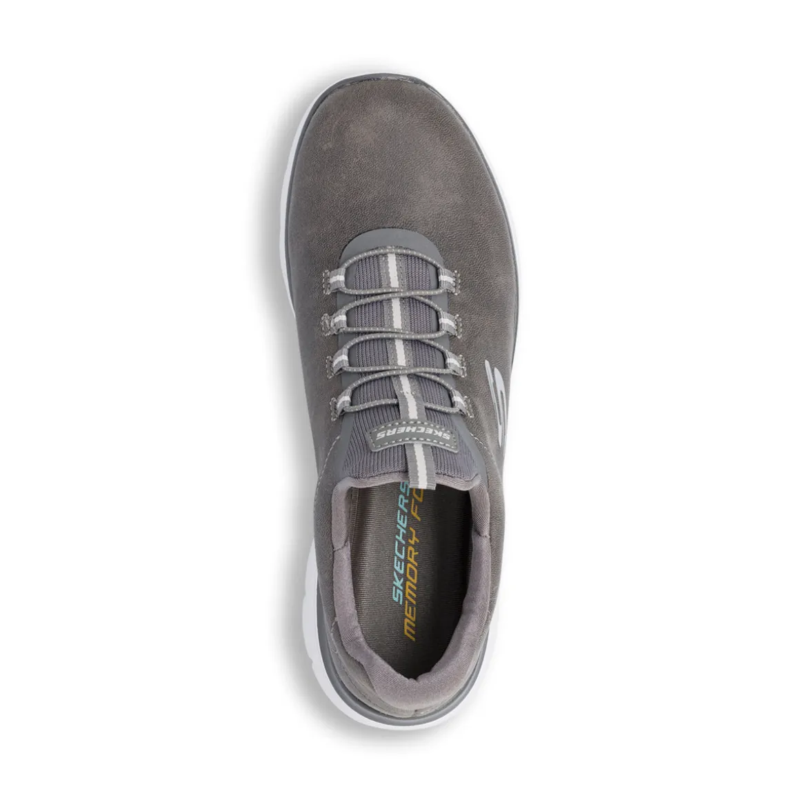 Sneakers slip-on grigie da donna Skechers Summits