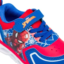 Sneakers Spiderman blu e rosse da Bambino con luci