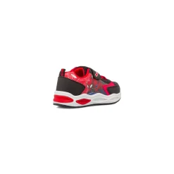Sneakers Spiderman nere e rosse con Luci da Bambino