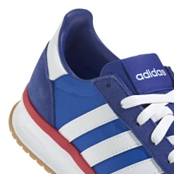 Sneakers sportive da donna blu con dettagli rossi adidas Run 70's 2.0