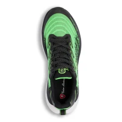 Sneakers sportive da uomo verdi e nere con logo Tonino Lamborghini