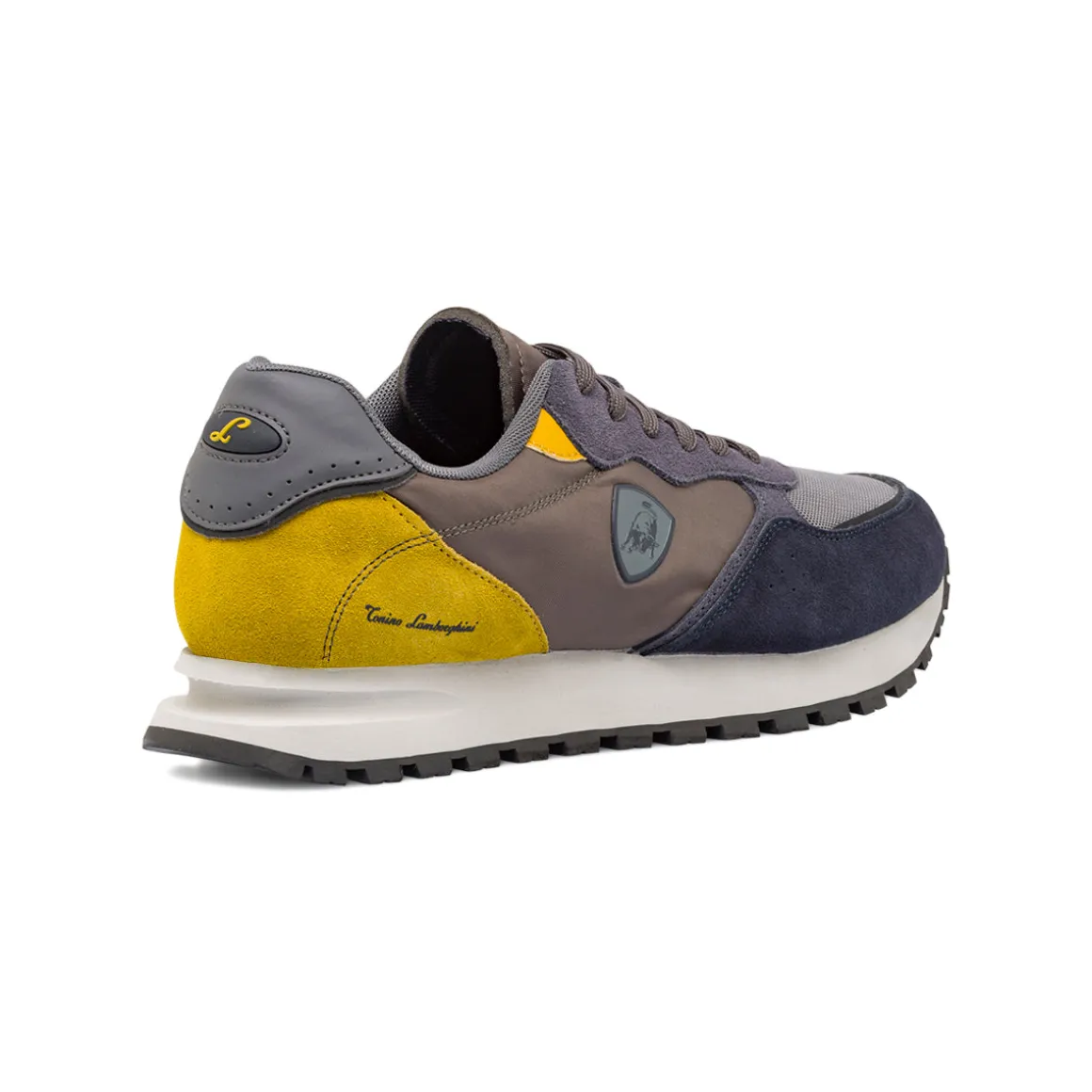 Sneakers Sportive da uomo blu e marroni Tonino Lamborghini