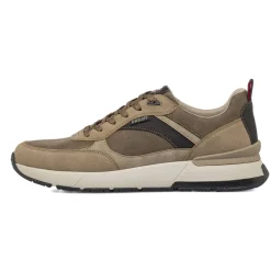 Sneakers taupe da Uomo con inserti in contrasto Ducati
