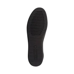 Sneakers traspiranti da donna nere in pelle Geox