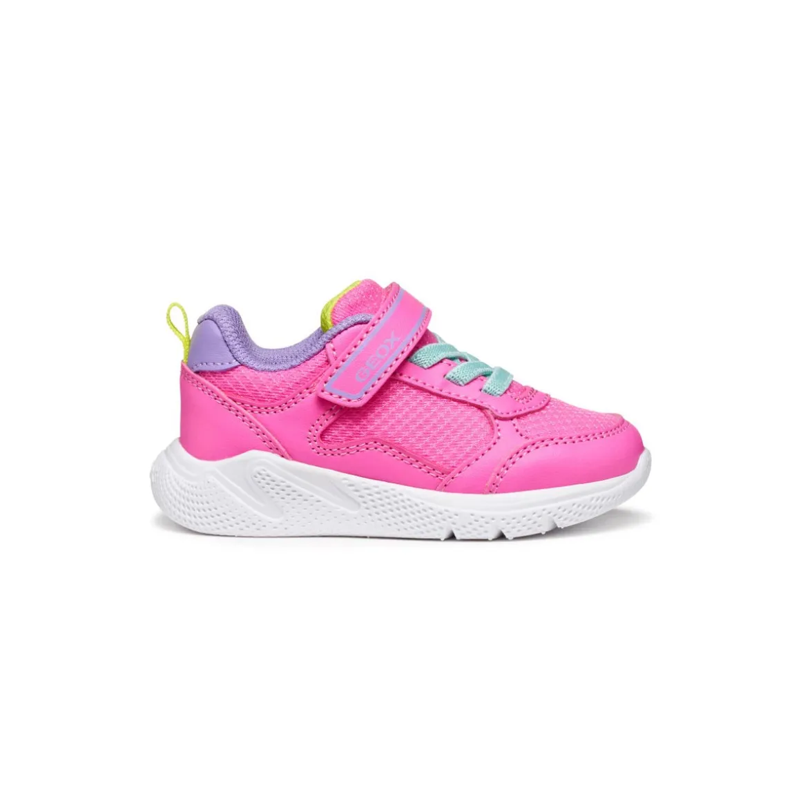 Sneakers traspiranti rosa da Bambina Sprintye Geox