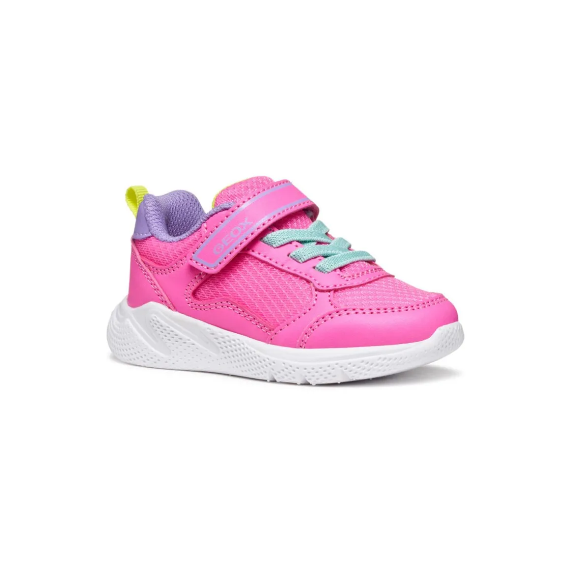 Sneakers traspiranti rosa da Bambina Sprintye Geox