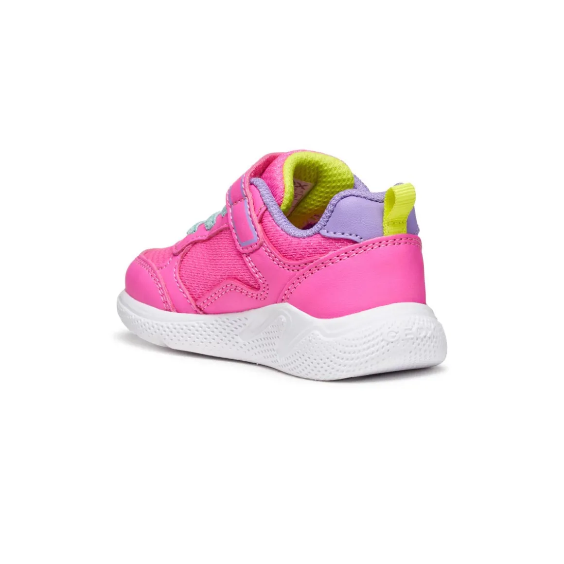 Sneakers traspiranti rosa da Bambina Sprintye Geox