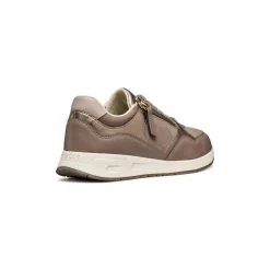 Sneakers trspiranti taupe da Donna con zip Geox