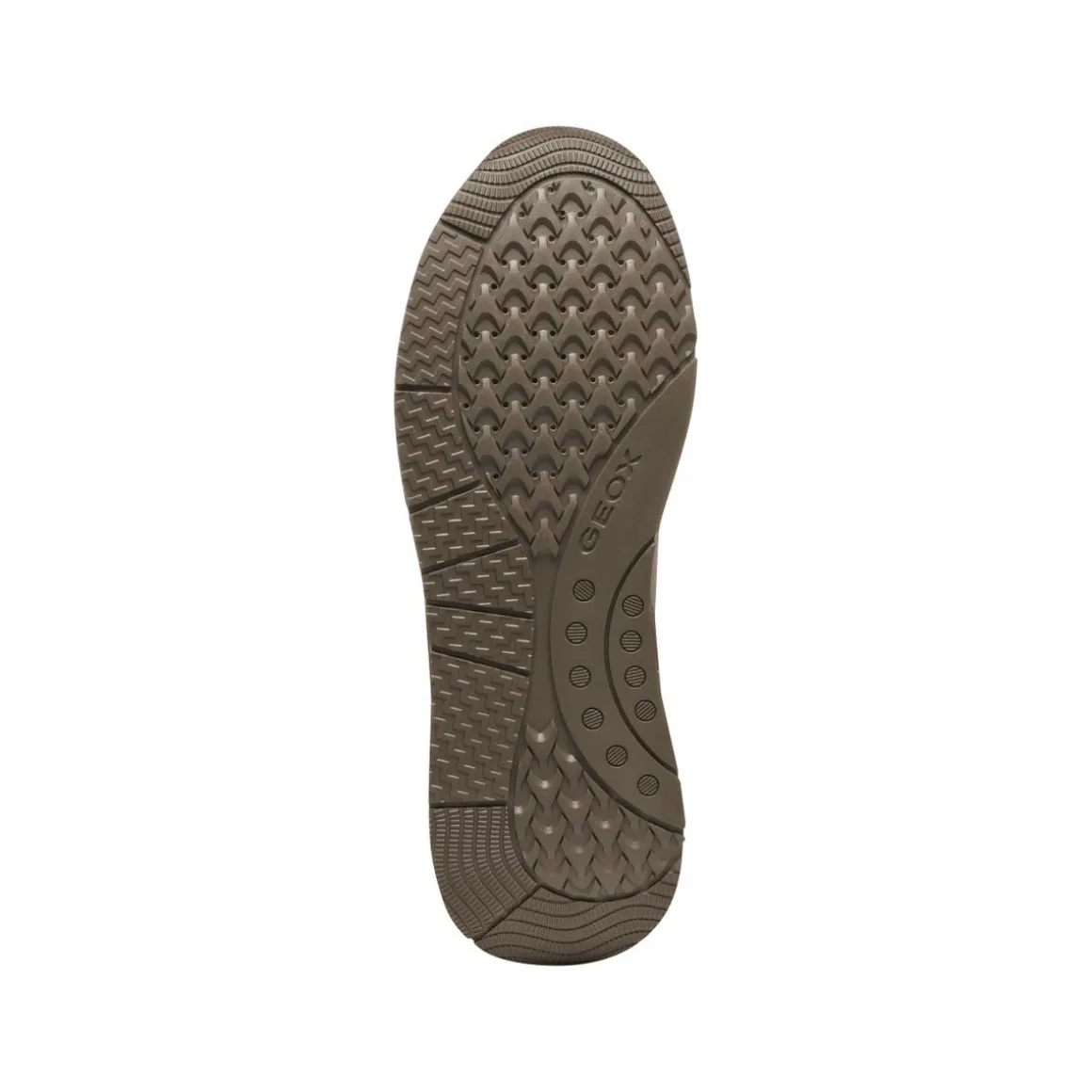 Sneakers trspiranti taupe da Donna con zip Geox