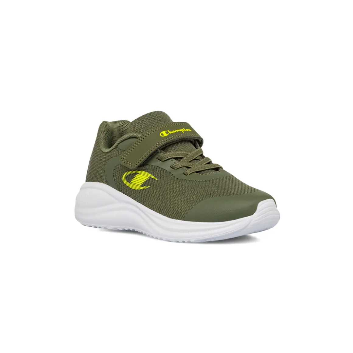 Sneakers verde militare da Bambino con chiusura a strappo Champion Syphon Engage