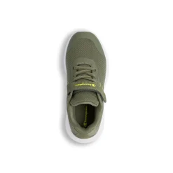 Sneakers verde militare da Bambino con chiusura a strappo Champion Syphon Engage