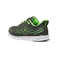 Sneakers verde militare e dettagli fluo da Ragazzo Tonino Lamborghini