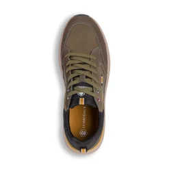 Sneakers verdi da Uomo con inserti in contrasto Lumberjack