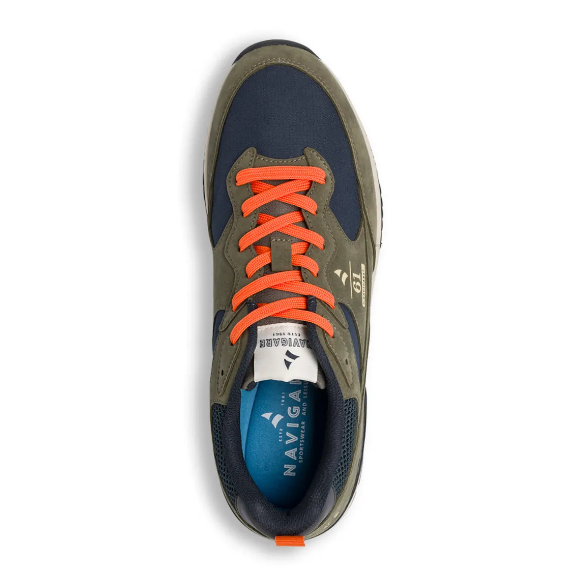 Sneakers Verdi da Uomo con dettagli in contrasto Navigare