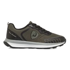 Sneakers verdi da Uomo con logo laterale Tonino Lamborghini
