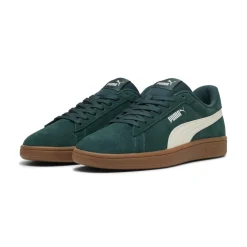 Sneakers verdi da Uomo in suede Puma Smash 3