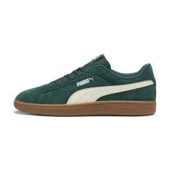 Sneakers verdi da Uomo in suede Puma Smash 3