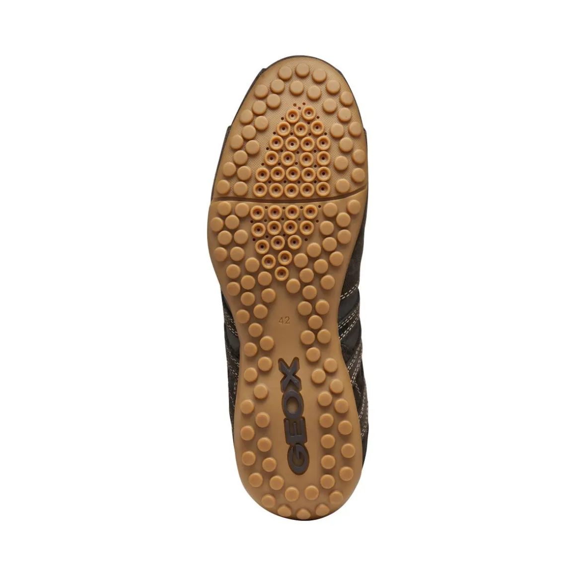 Sneakers verdi da Uomo in suede con suola traspirante Geox
