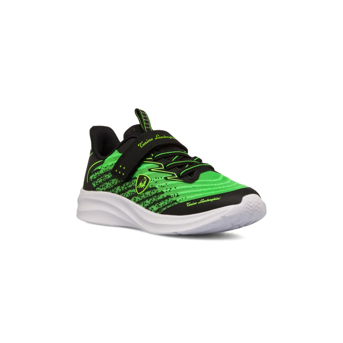 Sneakers verdi e nere da bambino Raptorkick Signature Tonino Lamborghini