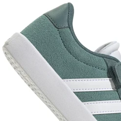 Sneakers verdi effetto scamosciato da Bambino e Ragazzo adidas