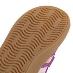 Sneakers viola da bambina con chiusura a strappo adidas VL Court 3.0