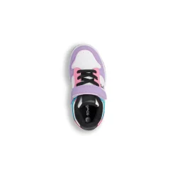 Sneakers viola e rosa da Bambina Dieci Baci
