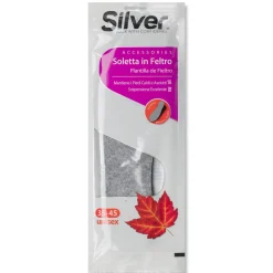 Solette in feltro doppio strato Silver